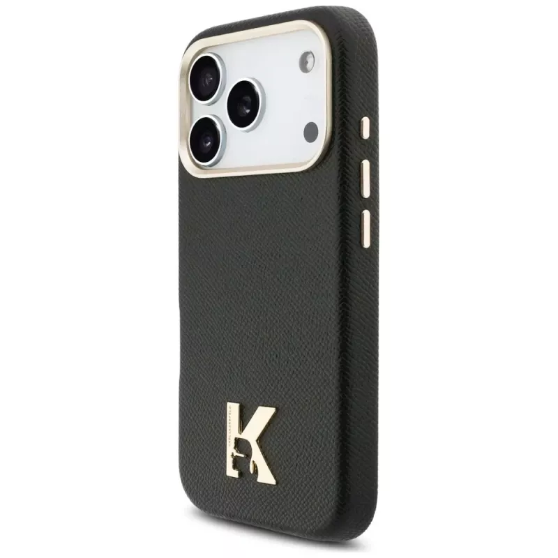 Karl Lagerfeld Karl Head Logo MagSafe puzdro pre Apple iPhone 17 Pro, čierne