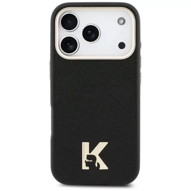 Karl Lagerfeld Karl Head Logo MagSafe puzdro pre Apple iPhone 17 Pro, čierne