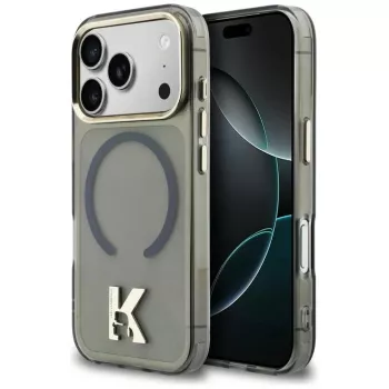 KARL LAGERFELD IML K Head Logo MagSafe puzdro pre iPhone 17 Pro, čierne