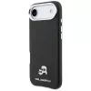 Puzdro Karl Lagerfeld Karl & Choupette Head Pins Saffiano MagSafe pre iPhone Air, čierne