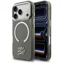 KARL LAGERFELD IML KL Script Logo MagSafe puzdro pre Apple iPhone 17 Pro, čierne
