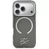 KARL LAGERFELD IML KL Script Logo MagSafe puzdro pre Apple iPhone 17 Pro, čierne
