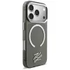 KARL LAGERFELD IML KL Script Logo MagSafe puzdro pre Apple iPhone 17 Pro, čierne