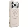 Karl Lagerfeld K Head Point Logo MagSafe puzdro pre Apple iPhone 17 Pro, ružové