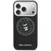 Karl Lagerfeld Point & ChoupetteSketch MagSafe puzdro pre iPhone 17 Pro, čierne