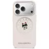 Karl Lagerfeld Point & ChoupetteSketch MagSafe puzdro pre Apple iPhone 17 Pro, ružové