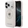Karl Lagerfeld Point & Choupette Sketch MagSafe puzdro pre iPhone 17 Pro Max ružová