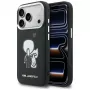 KARL LAGERFELD Karl & Choupette Back Logo MagSafe puzdro pre iPhone 17 Pro čierna