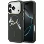 KARL LAGERFELD IML Choupettes KarlScript Logo MagSafe puzdro pre Apple iPhone 17 Pro, čierna