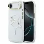Karl Lagerfeld IML Choupettes KarlScript Logo MagSafe puzdro pre iPhone Air, transparentná