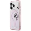 KARL LAGERFELD IML Peekaboo MagSafe puzdro pre Apple iPhone 17 Pro - ružová