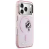 KARL LAGERFELD IML Peekaboo MagSafe puzdro pre Apple iPhone 17 Pro - ružová