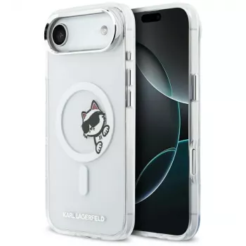 KARL LAGERFELD IML Peekaboo MagSafe puzdro pre iPhone Air, transparentná