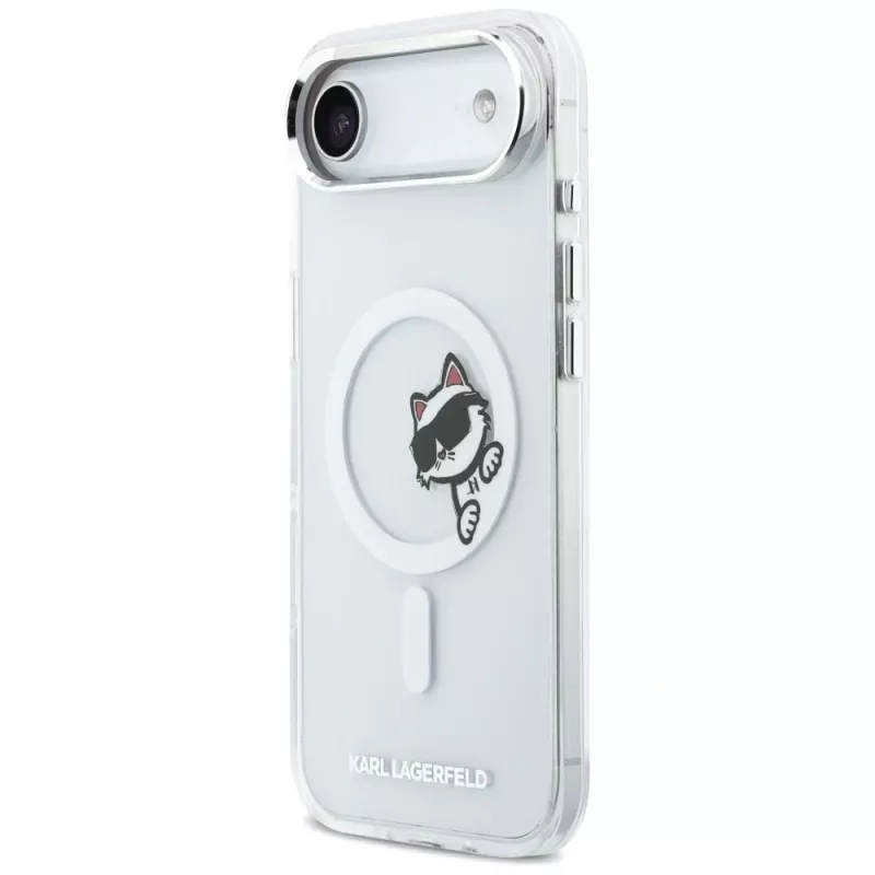 KARL LAGERFELD IML Peekaboo MagSafe puzdro pre iPhone Air, transparentná