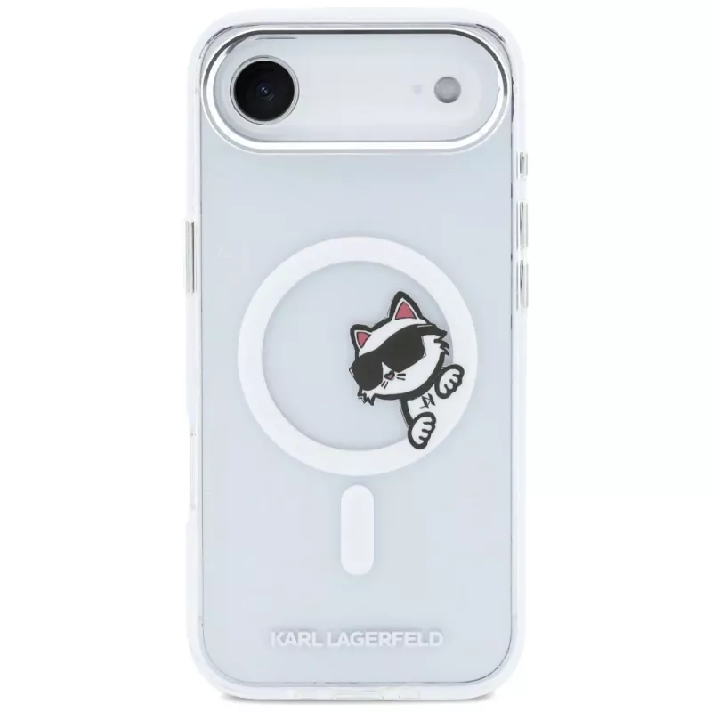 KARL LAGERFELD IML Peekaboo MagSafe puzdro pre iPhone Air, transparentná
