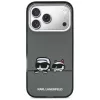 KARL LAGERFELD IML Karl & Choupette Peekaboo Logo MagSafe puzdro pre iPhone 17 Pro Max, čierna
