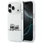 KARL LAGERFELD IML Karl & Choupette Peekaboo Logo MagSafe puzdro pre Apple iPhone 17 Pro, biela