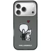 KARL LAGERFELD Karl & Choupette Back MagSafe puzdro pre Apple iPhone 17 Pro, čierna