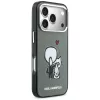 KARL LAGERFELD Karl & Choupette Back MagSafe puzdro pre Apple iPhone 17 Pro, čierna
