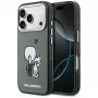 KARL LAGERFELD Karl & Choupette Back MagSafe puzdro pre iPhone 17 Pro Max, čierna