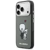KARL LAGERFELD Karl & Choupette Back MagSafe puzdro pre iPhone 17 Pro Max, čierna