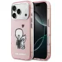 KARL LAGERFELD Karl & Choupette Back MagSafe puzdro pre iPhone 17 Pro ružová