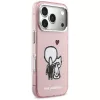 KARL LAGERFELD Karl & Choupette Back MagSafe puzdro pre iPhone 17 Pro ružová
