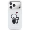 Karl Lagerfeld Karl & Choupette Back MagSafe puzdro pre iPhone 17 Pro Max, transparentná