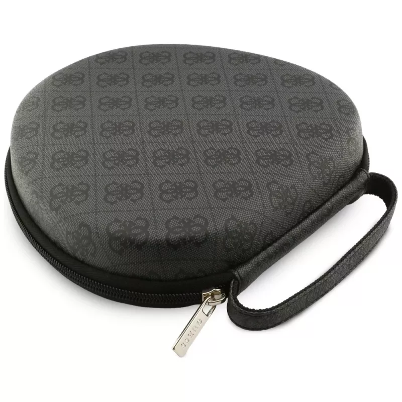 Guess Carry Box čierne ochranné puzdro pre slúchadlá TWS