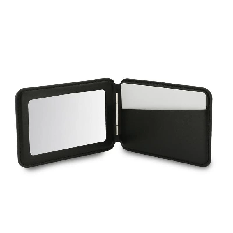 Peňaženka MagSafe Guess 4G Stand & Mirror so zrkadlom, čierna