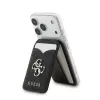 Peňaženka MagSafe Guess 4G Stand & Mirror so zrkadlom, čierna