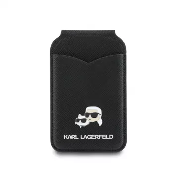 Karl Lagerfeld Stand Mirror MagSafe peňaženka čierna