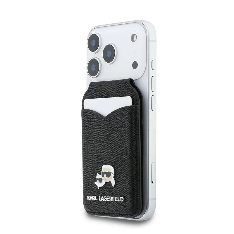 Karl Lagerfeld Stand Mirror MagSafe peňaženka čierna
