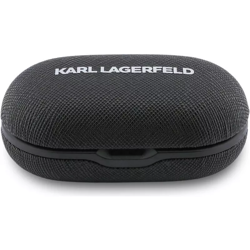 Karl Lagerfeld Saffiano Logo ENC TWS slúchadlá čierna