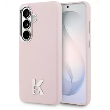 Karl Lagerfeld K Metal Logo MagSafe puzdro pre Samsung Galaxy S26, ružová