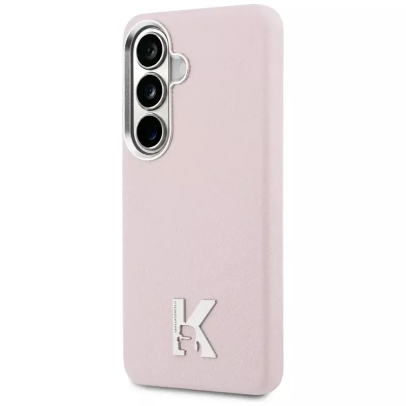 Karl Lagerfeld K Metal Logo MagSafe puzdro pre Samsung Galaxy S26, ružová