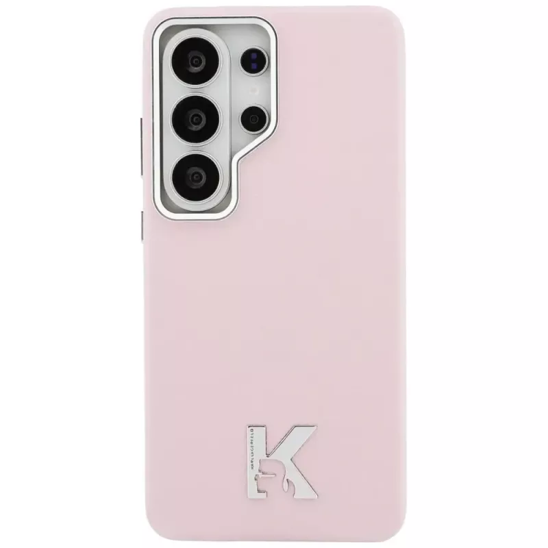 Karl Lagerfeld K Metal Logo MagSafe puzdro pre Samsung Galaxy S26 Ultra ružová