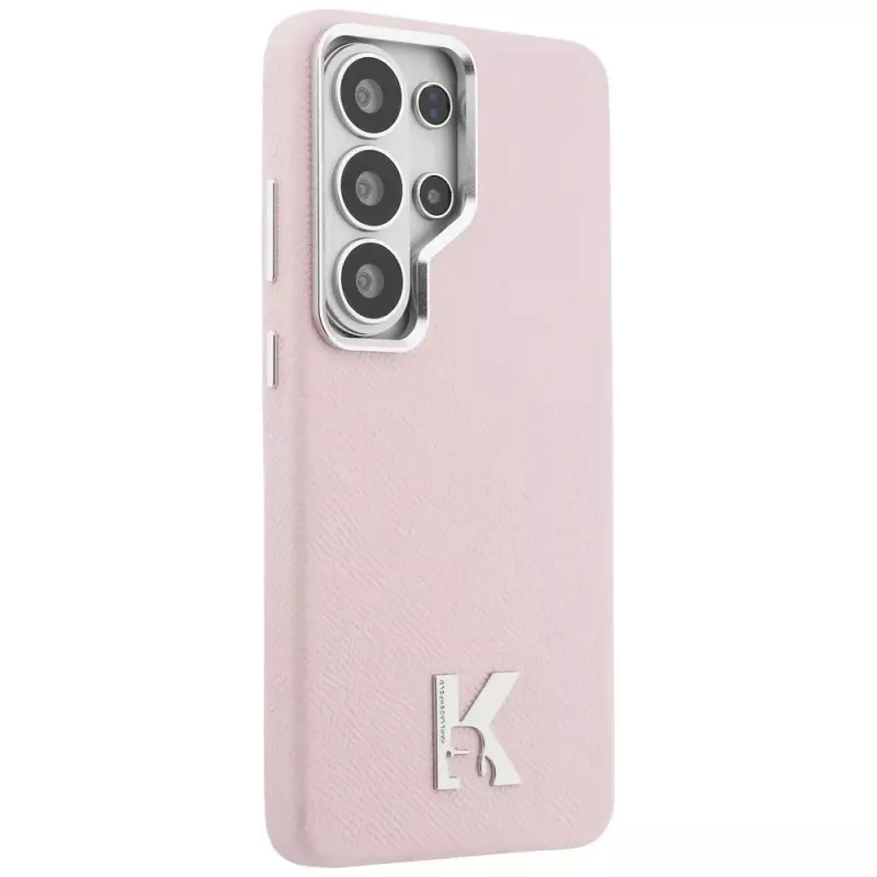 Karl Lagerfeld K Metal Logo MagSafe puzdro pre Samsung Galaxy S26 Ultra ružová