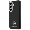 Karl Lagerfeld Saffiano KC Metal Logo MagSafe puzdro pre Samsung Galaxy S26, čierna