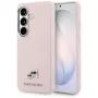 Karl Lagerfeld Saffiano KC MetalLogo MagSafe puzdro pre Samsung Galaxy S26+ ružová