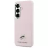 Karl Lagerfeld Saffiano KC MetalLogo MagSafe puzdro pre Samsung Galaxy S26+ ružová