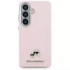 Karl Lagerfeld Saffiano KC MetalLogo MagSafe puzdro pre Samsung Galaxy S26+ ružová