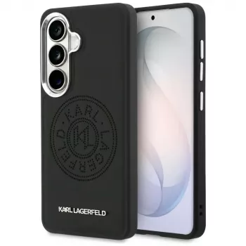 Karl Lagerfeld Perforated KLMagSafe puzdro pre Samsung Galaxy S26 čierna