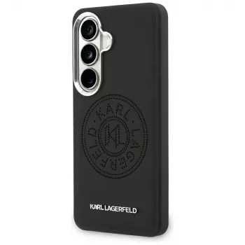 Karl Lagerfeld Perforated KLMagSafe puzdro pre Samsung Galaxy S26 čierna