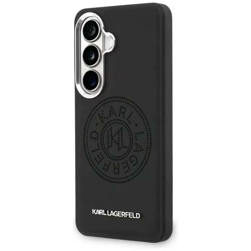 Karl Lagerfeld Perforated KLMagSafe puzdro pre Samsung Galaxy S26 čierna