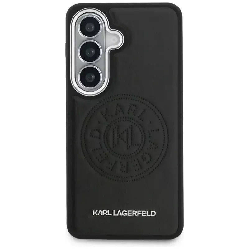 Karl Lagerfeld Perforated KLMagSafe puzdro pre Samsung Galaxy S26 čierna