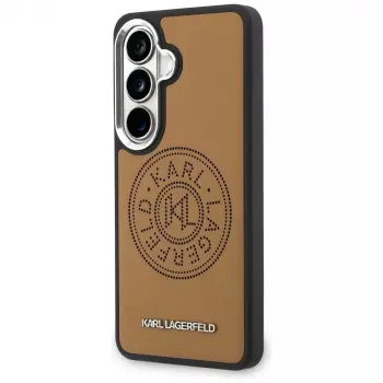 KARL LAGERFELD Perforated KLMagSafe puzdro pre Samsung Galaxy S26+ hnedá