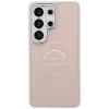 Karl Lagerfeld Embossed Ring RSG Logo MagSafe puzdro pre Samsung Galaxy S26 Ultra - ružová