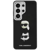 Karl Lagerfeld Saffiano Double Heads Metal puzdro pre Samsung Galaxy S26 Ultra čierna