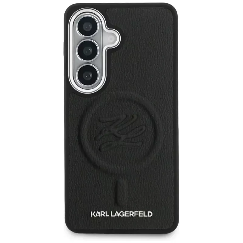 Karl Lagerfeld Embossed Ring Initials MagSafe puzdro pre Samsung Galaxy S26+ čierna